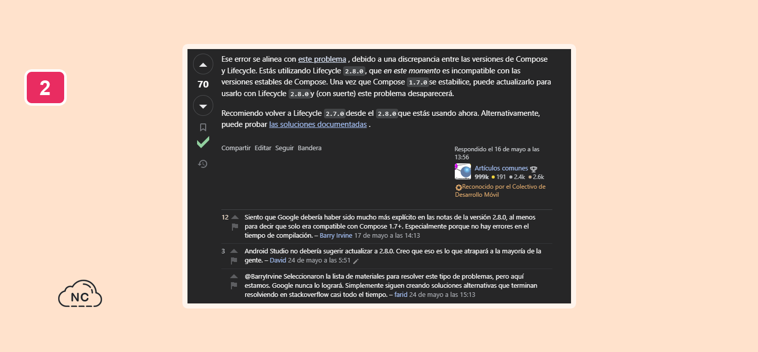 También a veces algunos métodos deprecados, pueden ocasionar estos errores Respuesta del usuario CommonsWare a la consulta del usuario codejockie en Stack Overflow