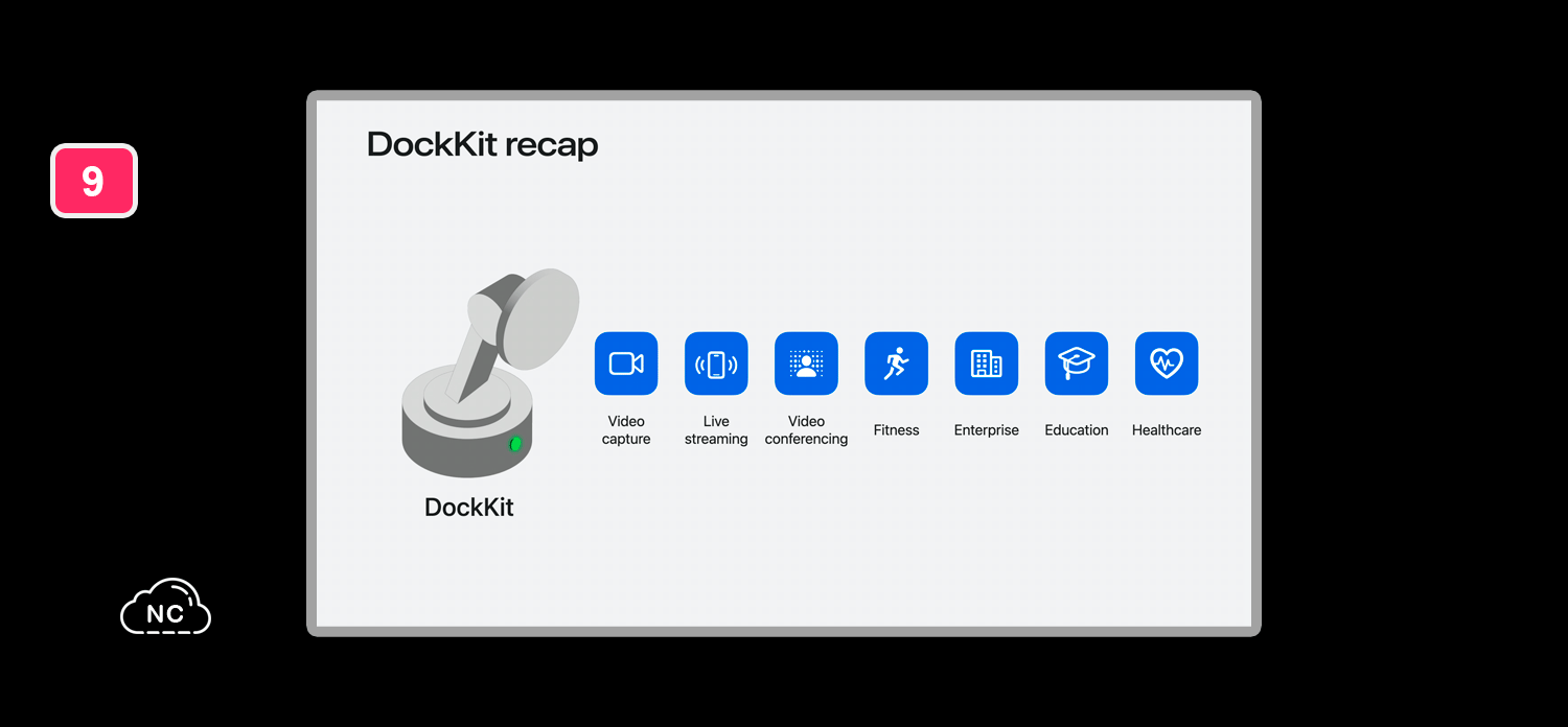 Este dispositivo es útil para los creadores de contenido en video Usos de DockKit