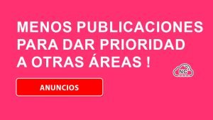 Cambio en las Publicaciones ! Cambio en las Publicaciones !