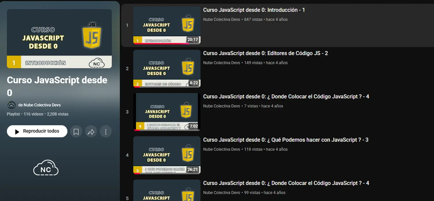 Curso de JavaScript Gratis desde Cero
