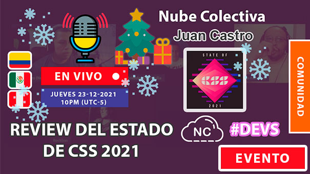 NC Live: Review del Estado de CSS 2021 (En Vivo) 10 PM
