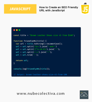 How to Create an SEO Friendly URL with JavaScript