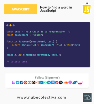 How to Find a Word in JavaScript