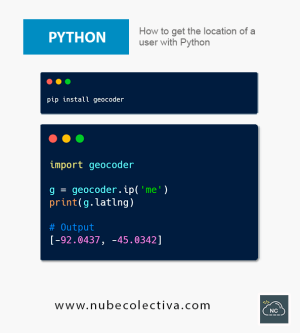 How to get the location of a user with Python !