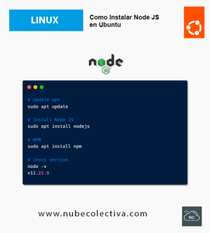 Como Instalar Node JS en Ubuntu