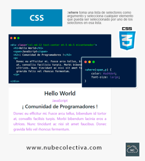 Como Funciona la Pseudoclase :where de CSS !