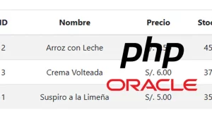 Conectar PHP y Oracle Conectar PHP y Oracle