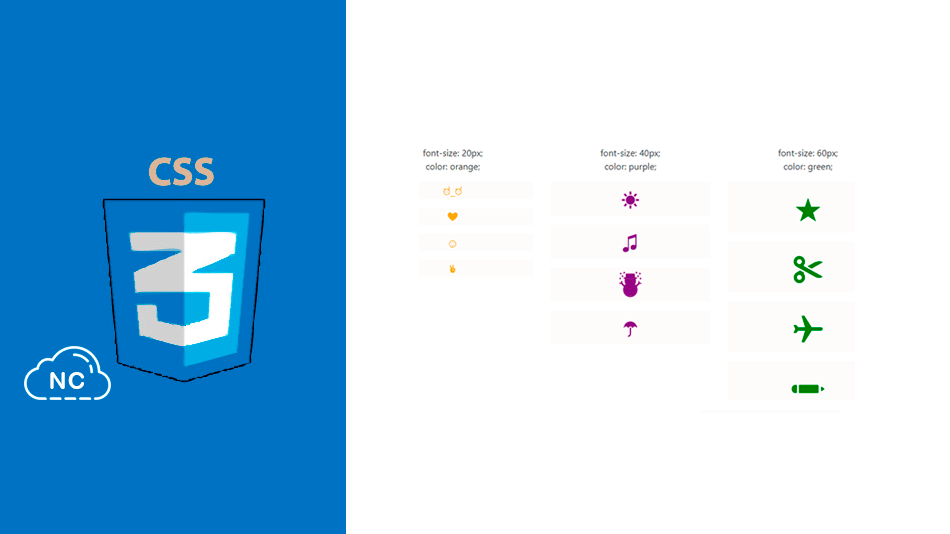 Aplicar Propiedades CSS a un Caracter Unicode Aplicar Propiedades CSS a un Caracter Unicode