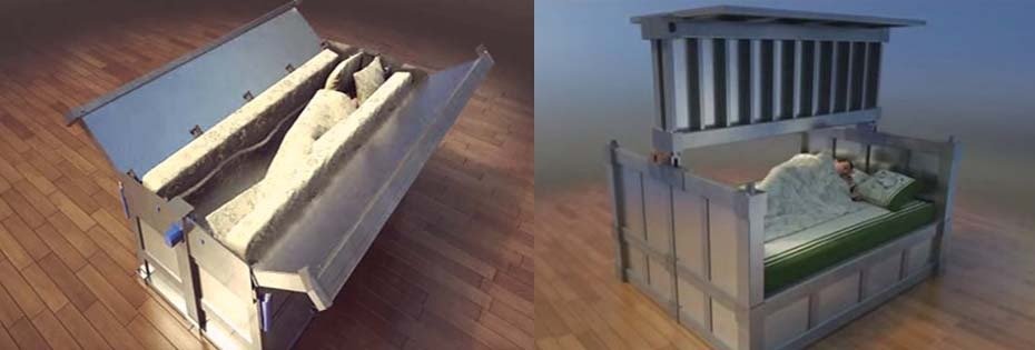Conoce la cama resistente a los terremotos. Conoce la cama resistente a los terremotos.