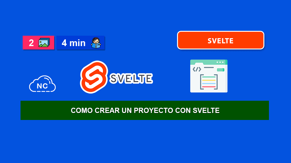 Como Crear un Proyecto con Svelte