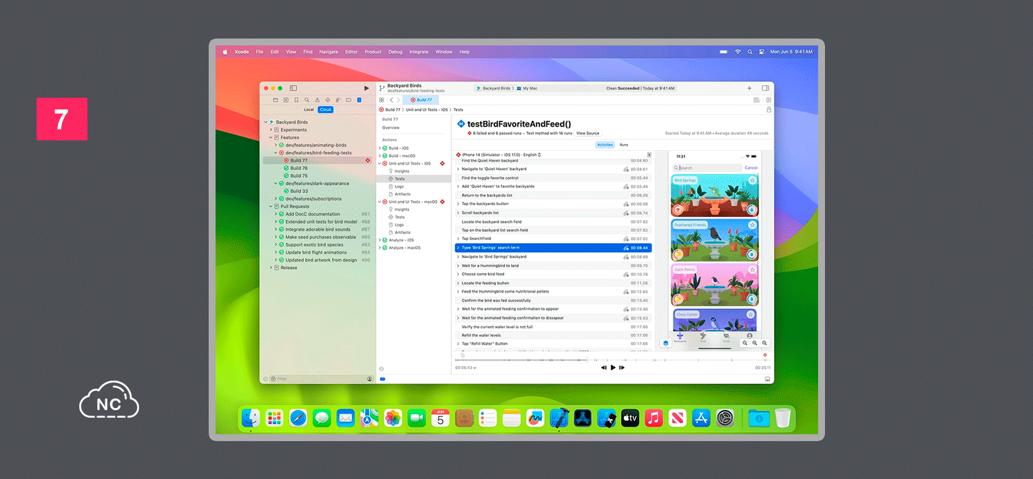La integración de Xcode Cloud a Xcode 15 hacen más productivos a los desarrolladores Xcloud Code