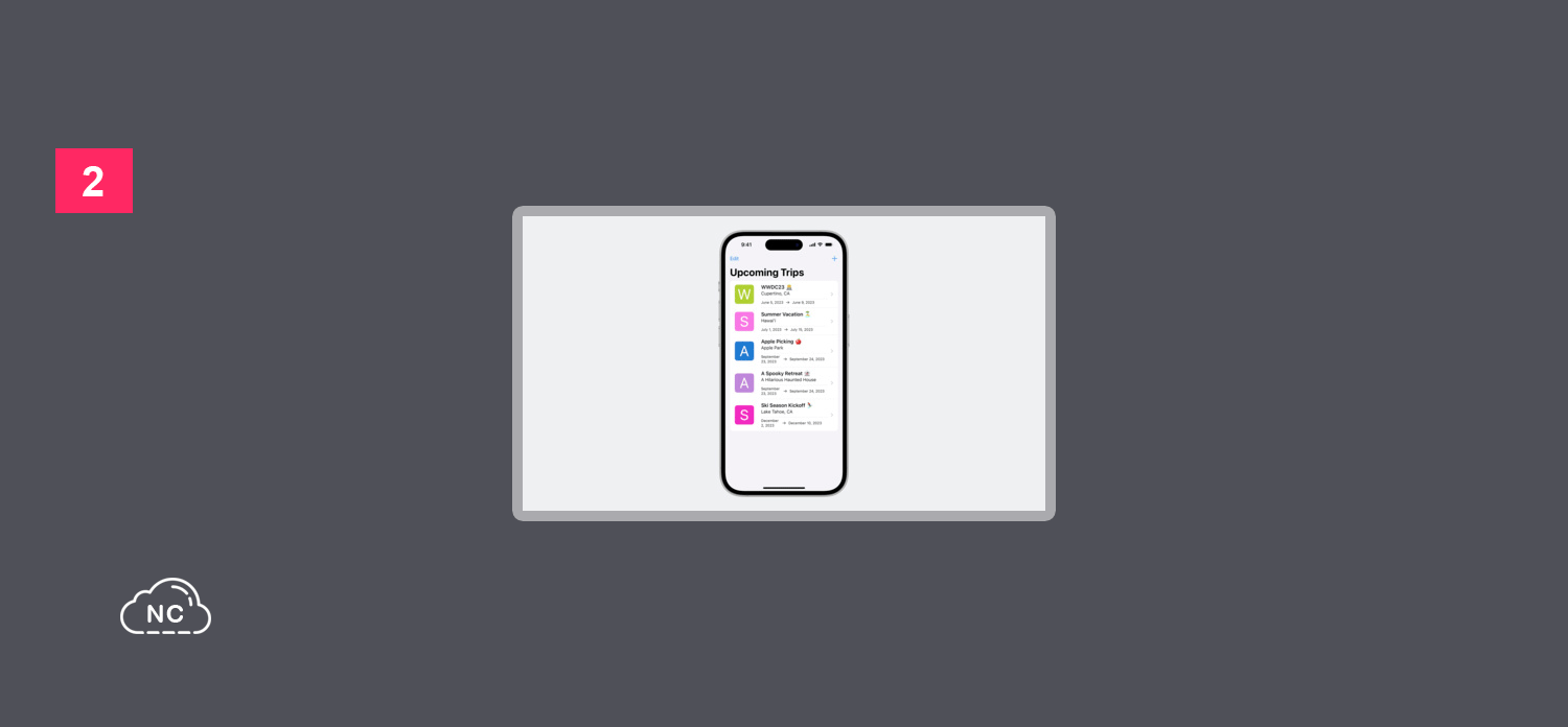 SwiftData te permite crear funciones más complejas para tu aplicación iOS Aplicación iOS