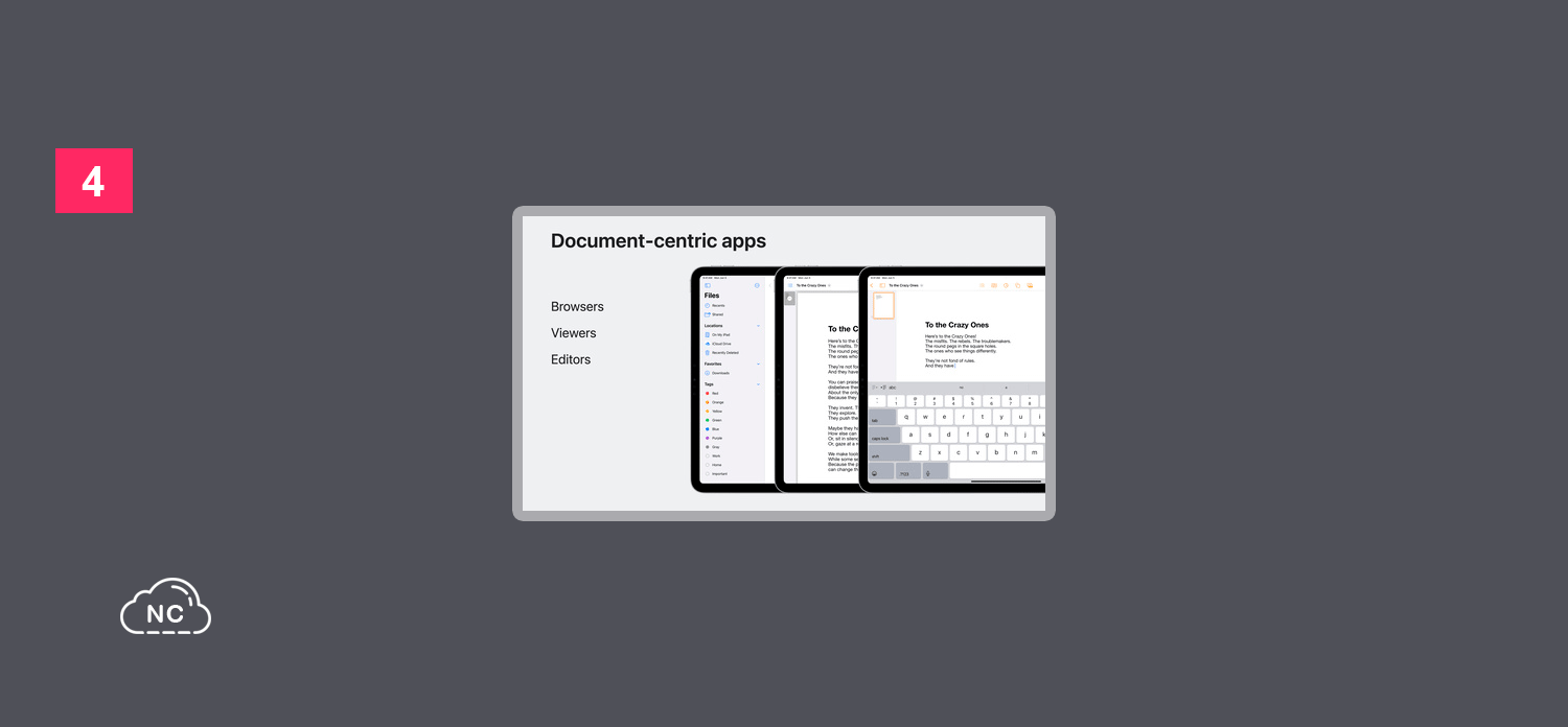 Usa UIDocument para migrar tu aplicación a las API más recientes Aplicaciones basadas en documentos