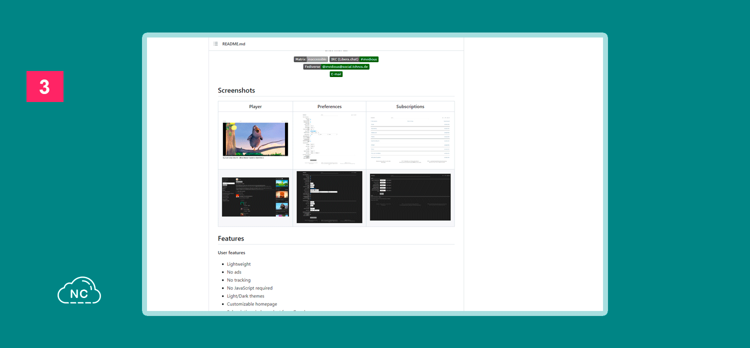 Invidious tiene mas de 1,400 forks en GitHub Repositorio de la herramienta Invidious en GitHub