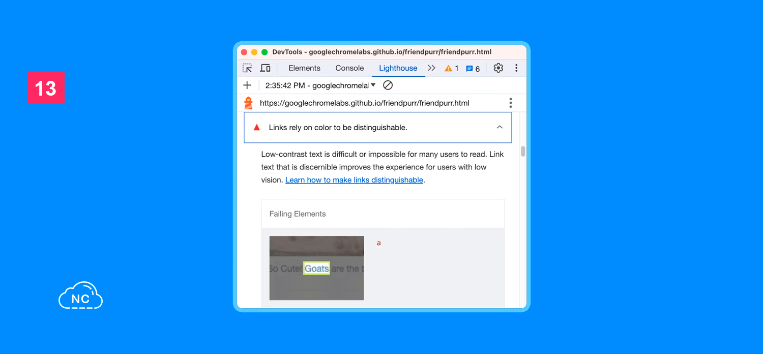 Si sigues las recomendaciones del panel Lighthouse, optimizarás tu sitio web Panel Lighthouse 10.4.0 en DevTools