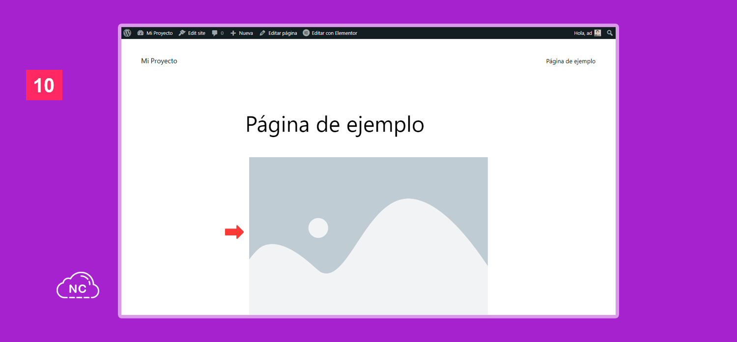 Puedes agregar varios elementos a tu web mediante Elementor Página diseñada con Elementor en WordPress