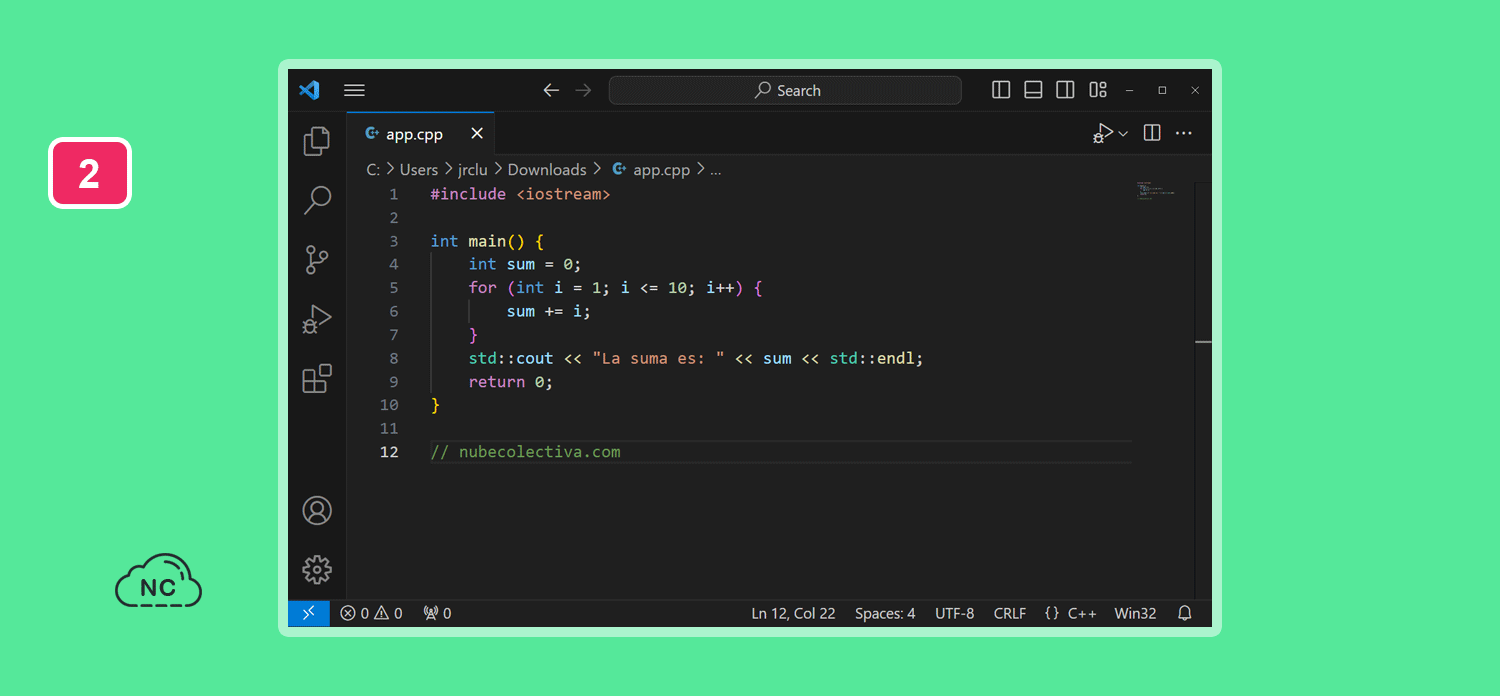 C++ ha sido usado desde hace muchos años para crear videojuegos Código del lenguaje de programación C++ para crear videojuegos