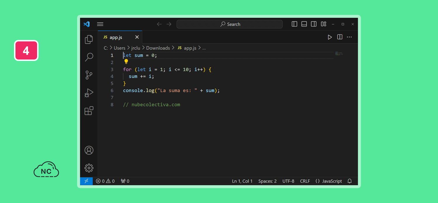 La comunidad de JavaScript es una de las más grandes que existen en Internet Código del lenguaje de programación JavaScript para crear videojuegos