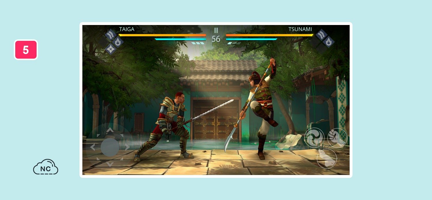 En una tablet o iPad puedes obtener una mejor experiencia con el juego Juego Shadow Fight 3 creado con Unity