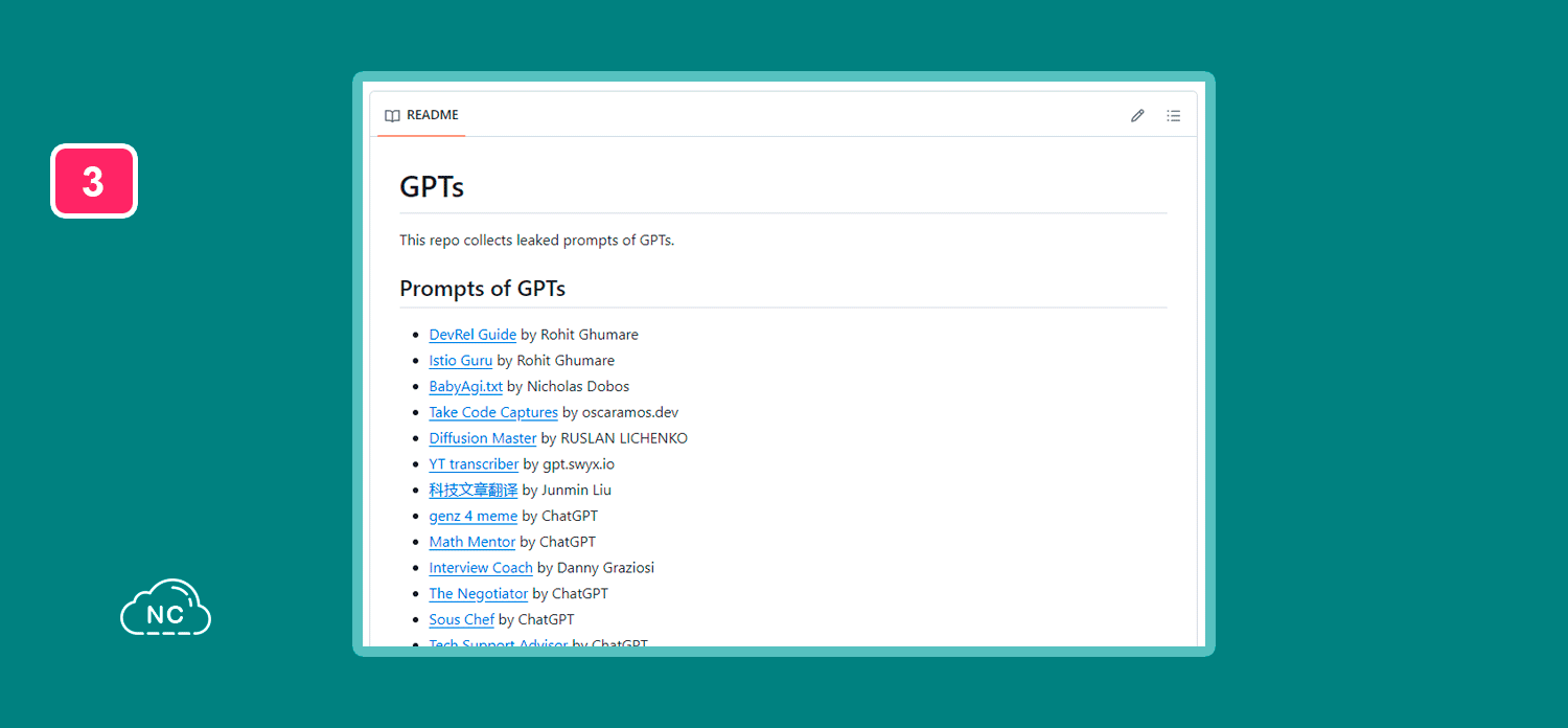 Hasta la fecha de este articulo, este repositorio ha sido visto 243 veces Repositorio GPTs en GitHub
