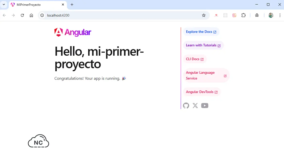 La Angular CLI aumenta la productividad de los desarrolladores Proyecto creado con Angular Framework