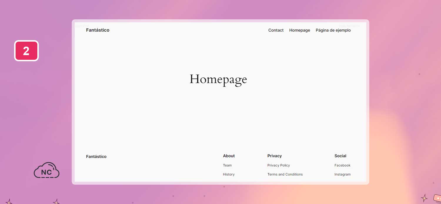 Esta web necesita una mejora de sus interfaz Página web con una interfaz por mejorar