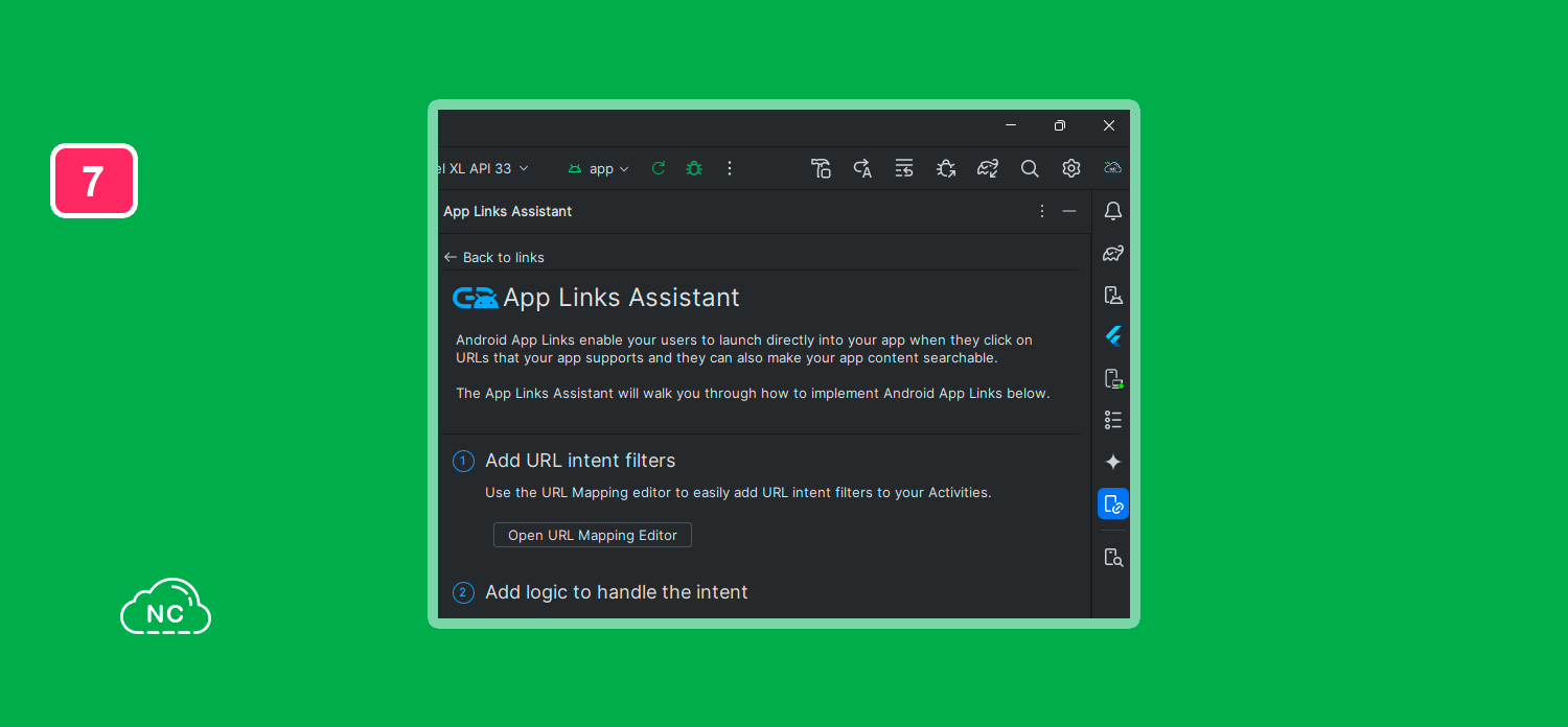 Con ello podrás validar que tu JSON tenga un formato correcto para subirlo a tu dominio Panel App Links Assistant de Android Studio