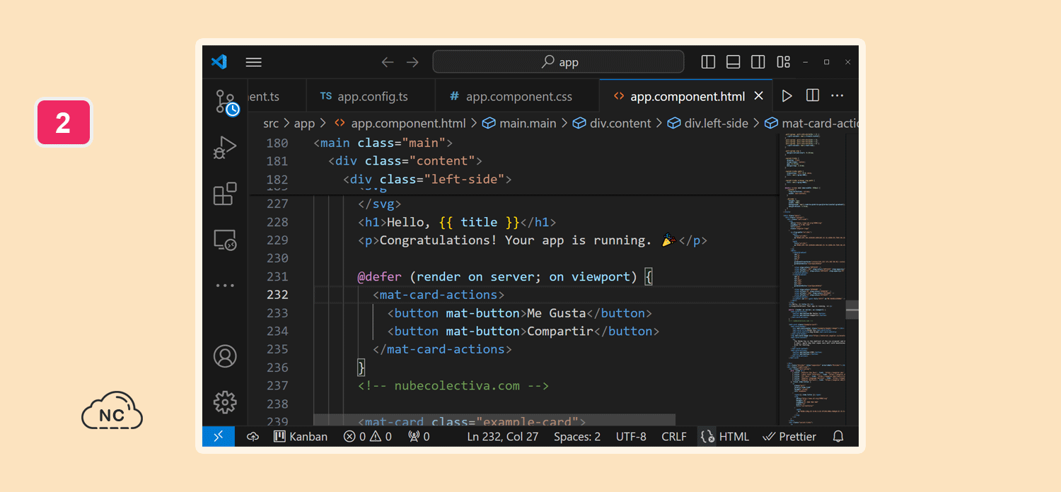 La hidratación parcial se irá mejorando en las nuevas versiones de Angular Hidratación parcial con el bloque @defer
