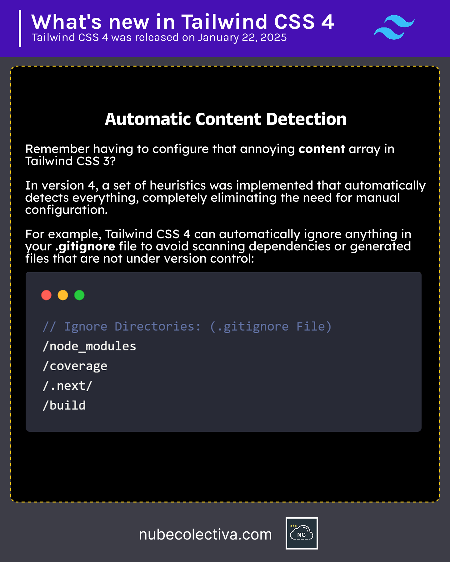 Automatic Content Detection in Tailwind CSS 4