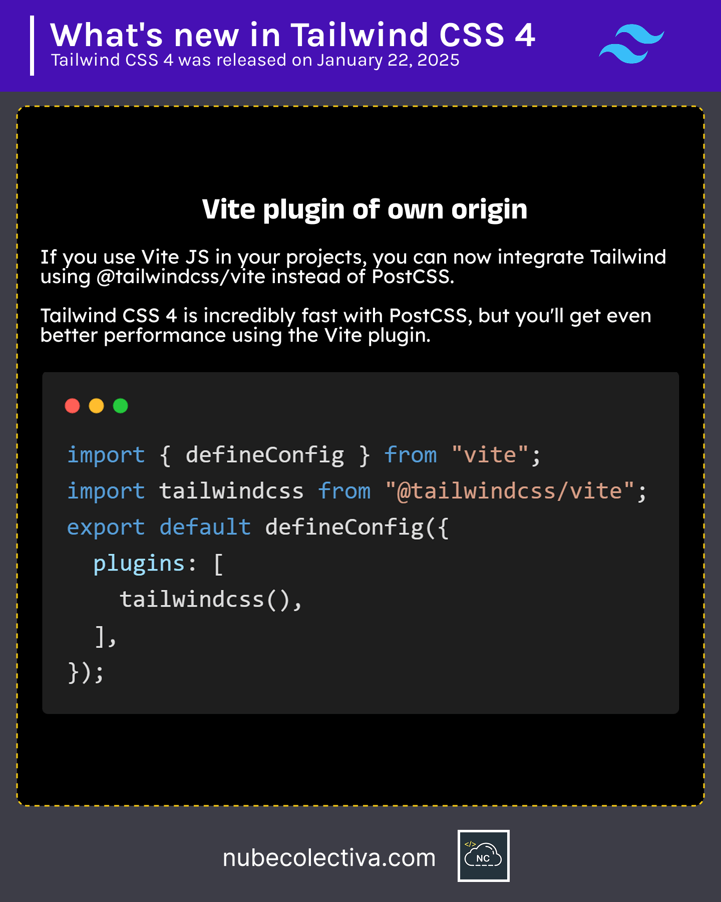 Vite is a tool that enhances web development Vite Plugin from Tailwind CSS 4