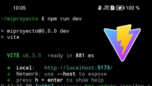 Crear Proyecto Vite y Abrir en Acode Desde Termux Crear Proyecto Vite y Abrir en Acode Desde Termux