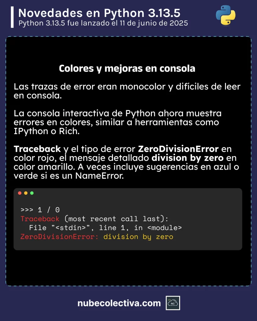 Colores y Mejoras en Consola en Python 3.13.5