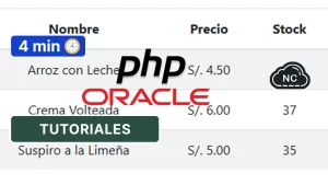 Conectar PHP y Oracle
