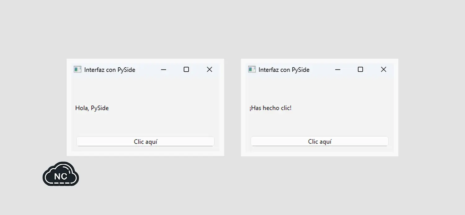 Si quieres personalizar tu interfaz de forma visual, puedes trabajar con Qt Designer Interfaz de usuario creada con PySide