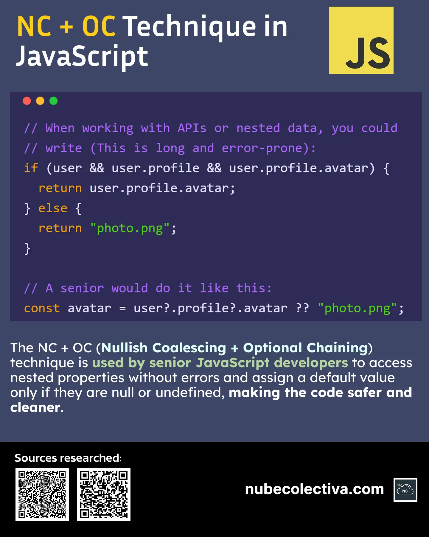 NC + OC Technique in JavaScript