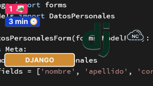 Primeros Datos Personales en Django Framework