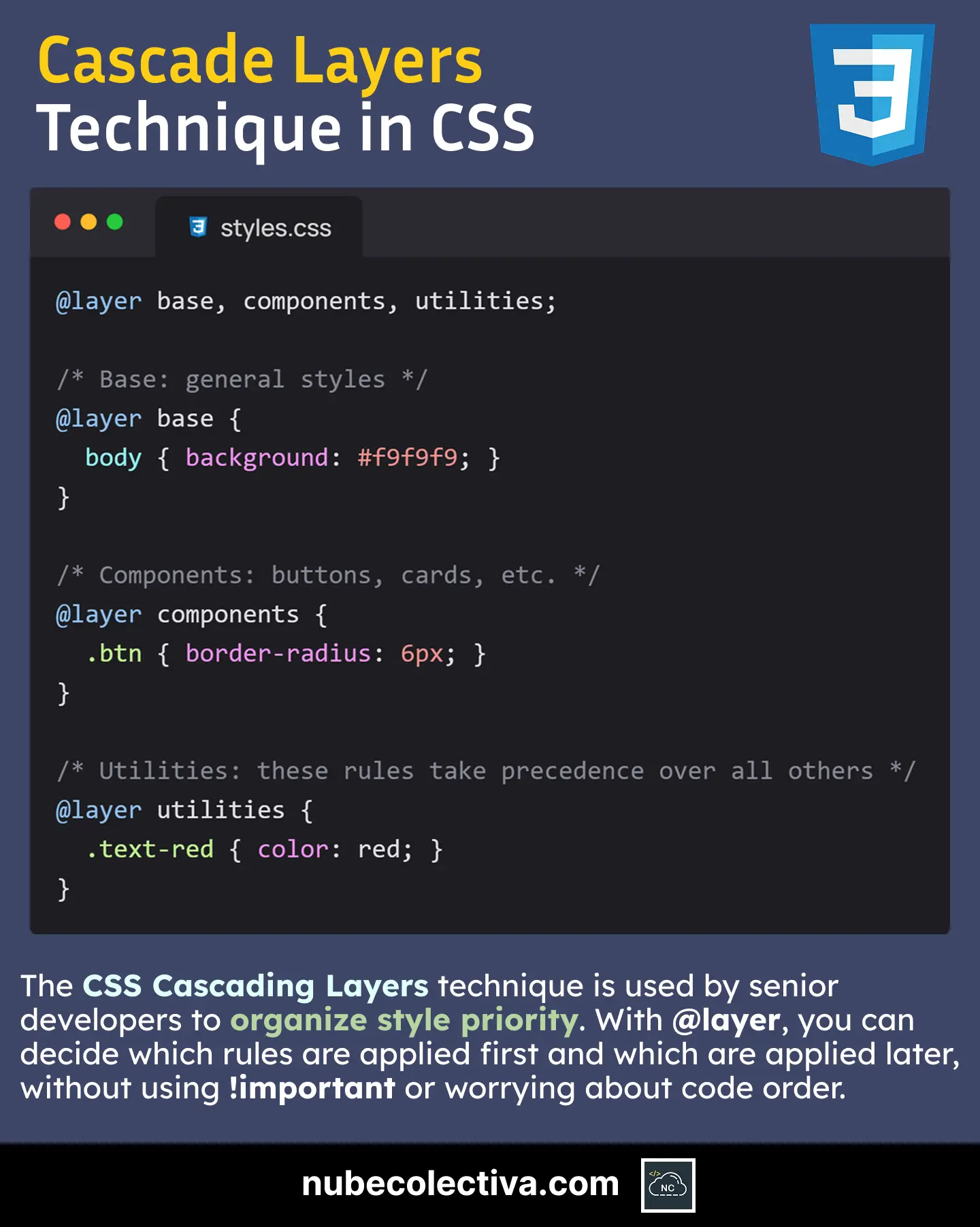 Cascade Layers Technique in CSS