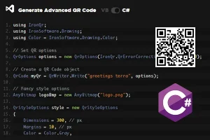 Biblioteca de C# Para Crear Códigos QR (Profesional)