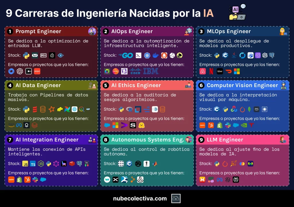 9 Carreras de Ingeniería Nacidas por la IA
