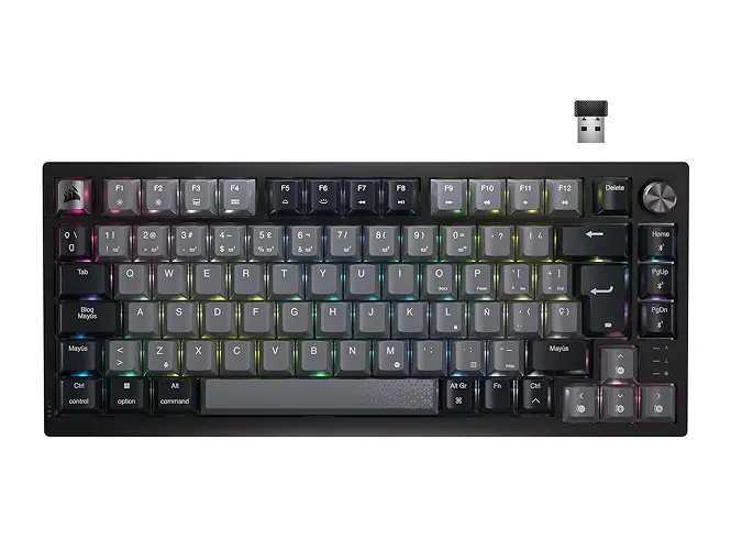 Teclado Para Programar Corsair K65 Plus Wireless 75 Rgb